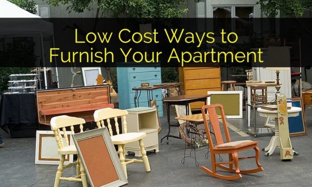 Low Cost Ways to Furnish Your Apartment